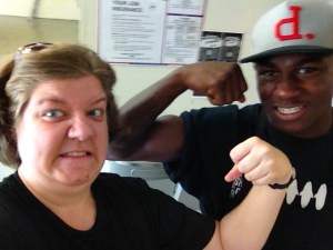 As you can see, my blogging muscle isn't quite ripped yet.